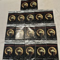 17 Packs Mortal Kombat Trading Cards 1995