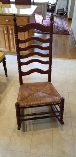 Ladder Back Nursing Rocker