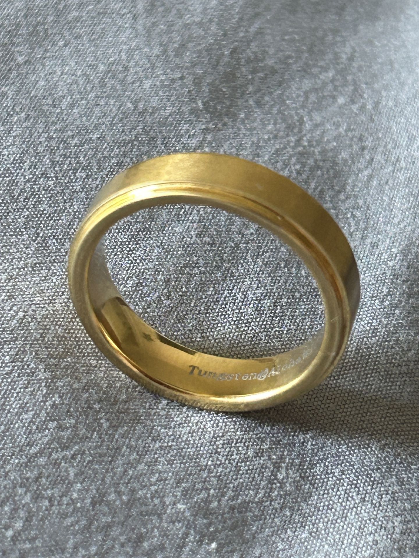 TUNGSTEN ring 💍 Gold for Men