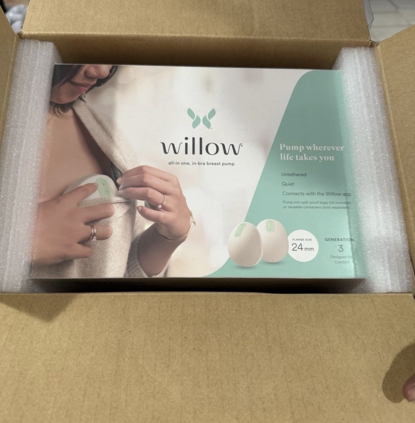Willow 3.0 Wearable Double Electric Breast Pump