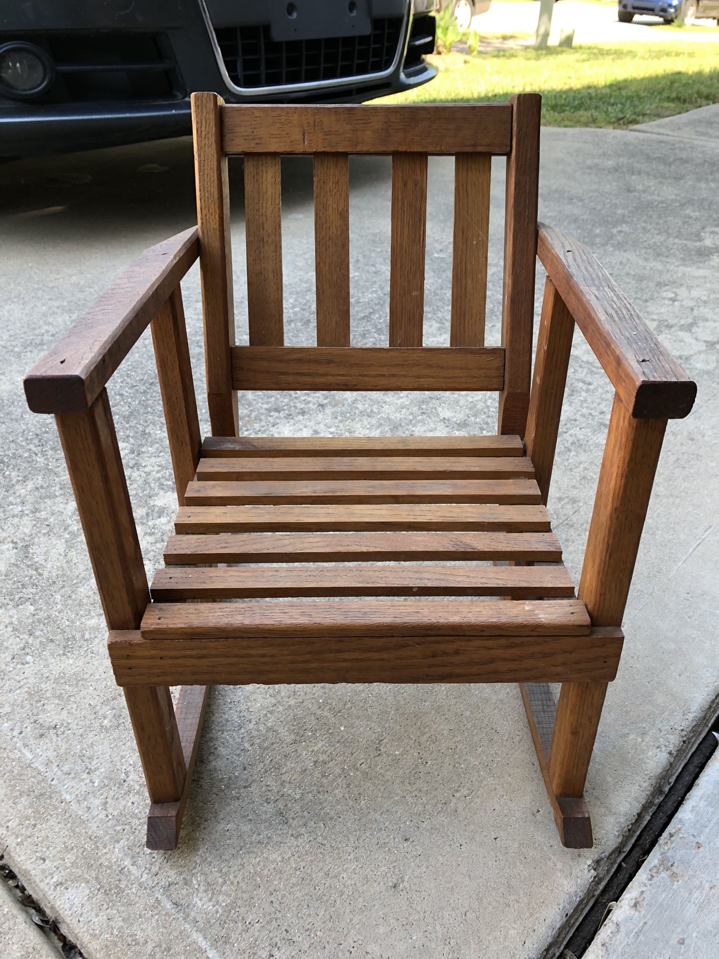 Antique child rocking chair