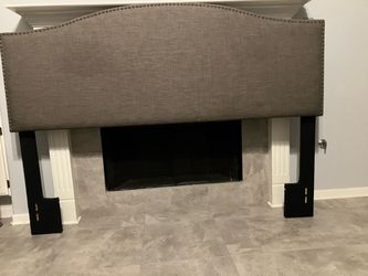 Upholstered Headboard with Nailhead Trim