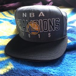 2015 NBA Champs Warriors Hat