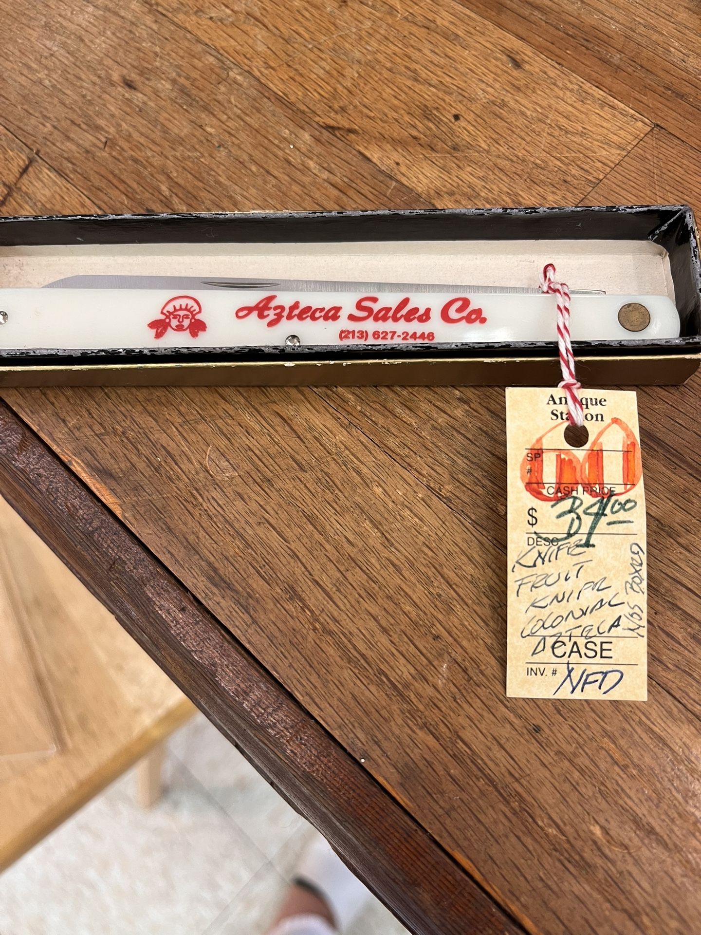 Vintage Fruit Knife Azteca