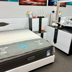 4th Of July Pre Sale🇺🇸Beautiful White Lacquer 5pc Bedroom Furniture Set Only $1099🇺🇸