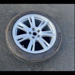 1 X 245/45zr19 5x120 5x4.72 Stock Tesla Model S Bmw Chevy Camaro Wheel Rim Tire!!!!!!!!!!!!!