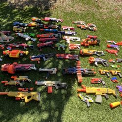 50+ Nerf guns 