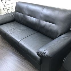 IKEA Leather Sofa