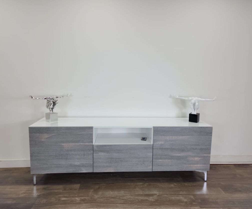 Gray TV Stand