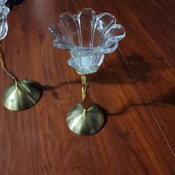 USB Dimmer Flower Glass Light