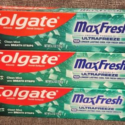 (3) Colgate Maxfresh Toothpaste