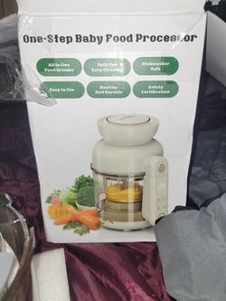 One step baby food processor