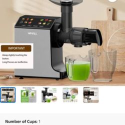 WHALL Slow Masticating Juicer