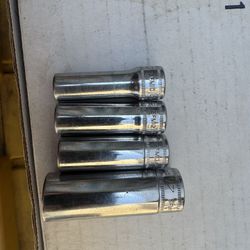 Snap On 3/8” Drive 12-Point Metric Flank Drive® Deep Socket set