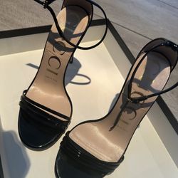 Gucci  Vernice Crystal Mero Heels