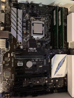 i7 6700K w/ Z170 mobo and 16gb RAM