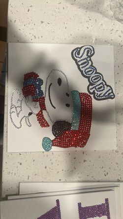 Snoopy Canvas Bedazzling