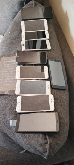 Son  10 telefonos para partes unos tabajan otros no todos $100