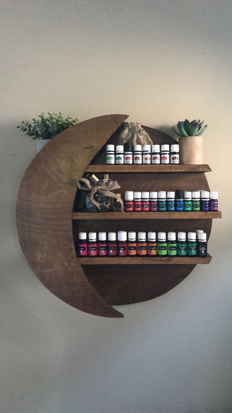Moon Essential Oils Shelf