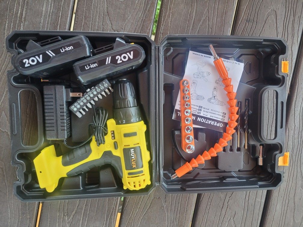 Brand New Battery Drill & Hardcase