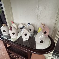 Rae Dunn Bird House Collection