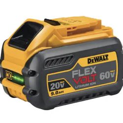 DEWALT FLEXVOLT 20V/60V MAX Lithium-Ion 9.0Ah Battery