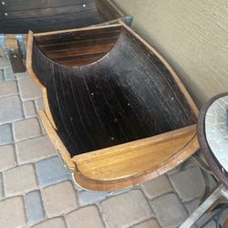 Large Dog Barrel Bed/ Planter Bed