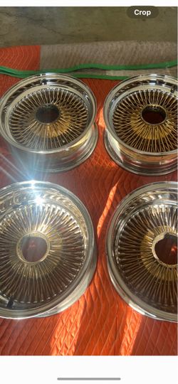 Set of 14”s wire wheels