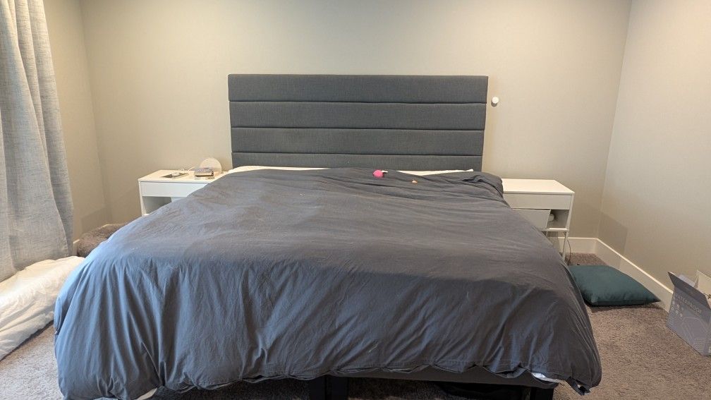 FREE King Size Upholstered Bed Frame