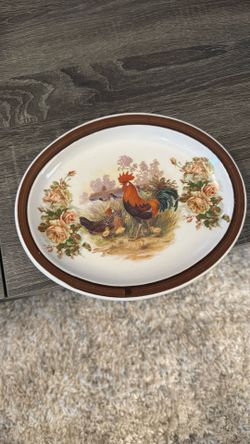 Collector Rooster Plate