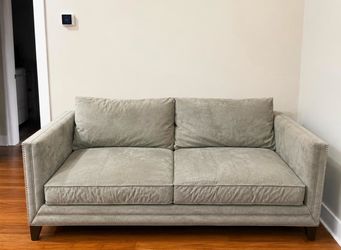 Macy’s Performance Velvet Sofa + Oversized Chair – $650 OBO