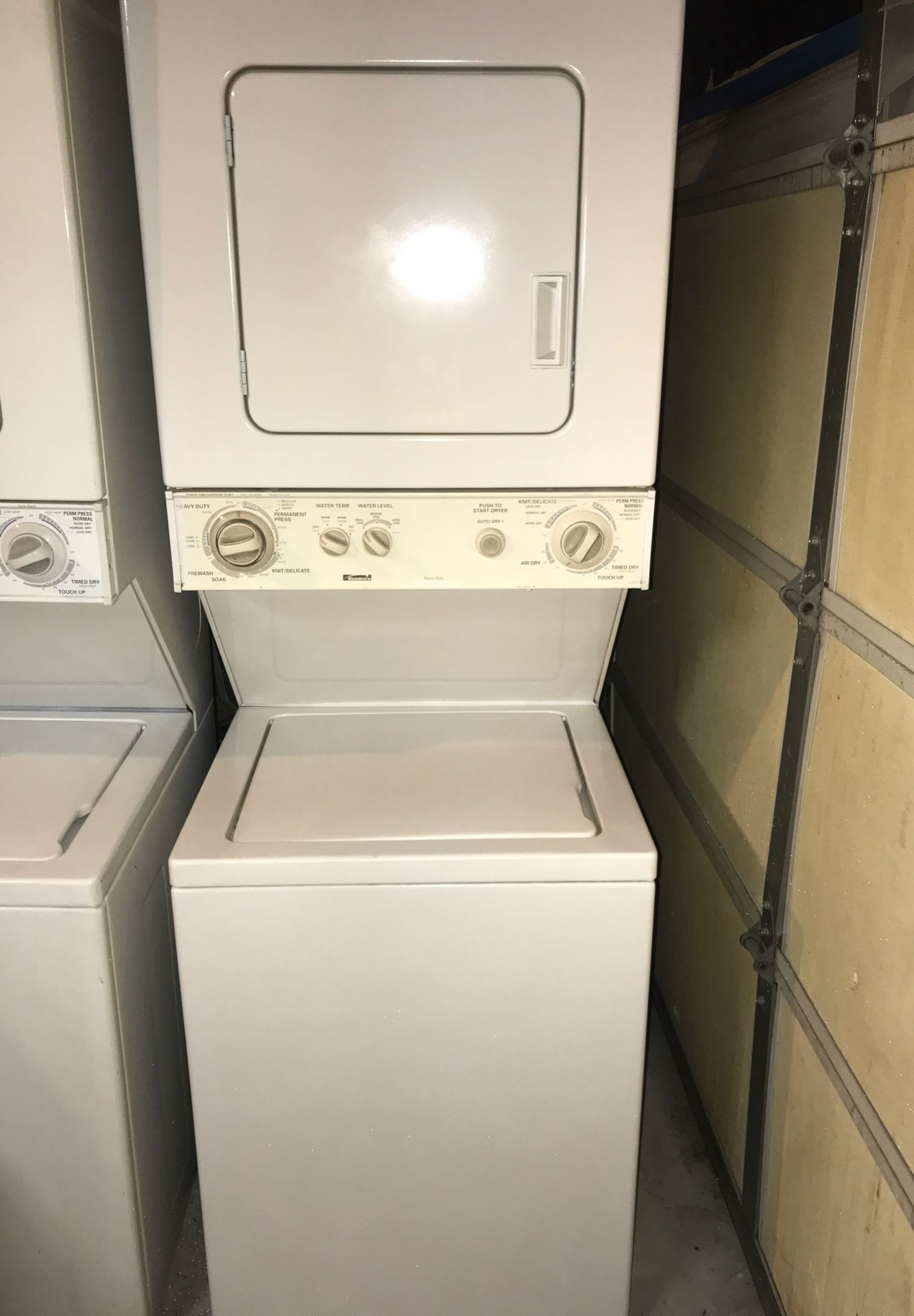 Kenmore washer and electric dryer 24” wide works perfectly