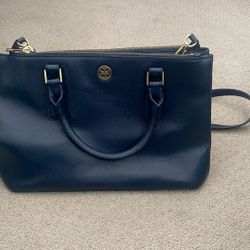 Tory Burch - Dark Blue Tote 