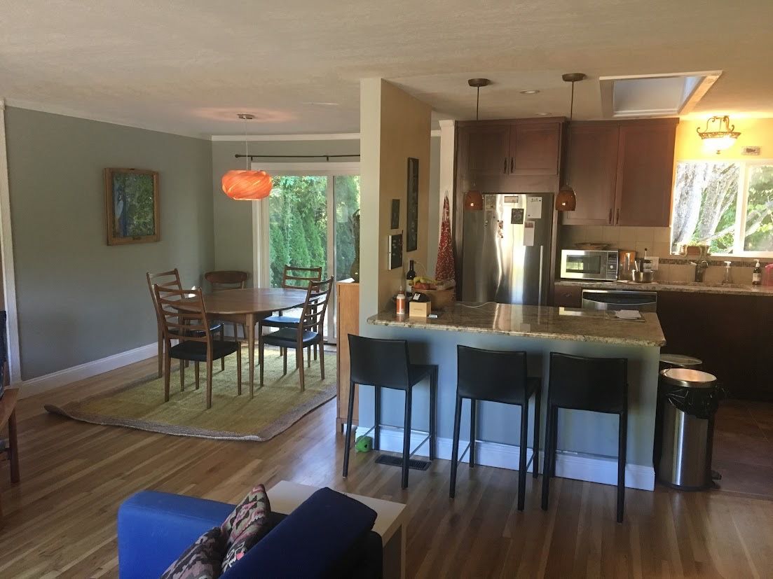 3 Modern Black Counter Chairs/Bar Stools