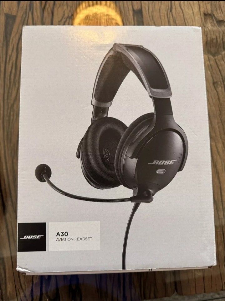 Bose A30 ANR Aviation Headset With Bluetooth - Twin Plug - Brand New