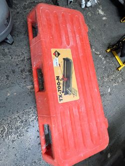 Rubi TX-700-N Professional Tile Cutter Hand Tool With Case Used Good