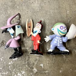 Nightmare Before Christmas Figurines With Removable Masks 