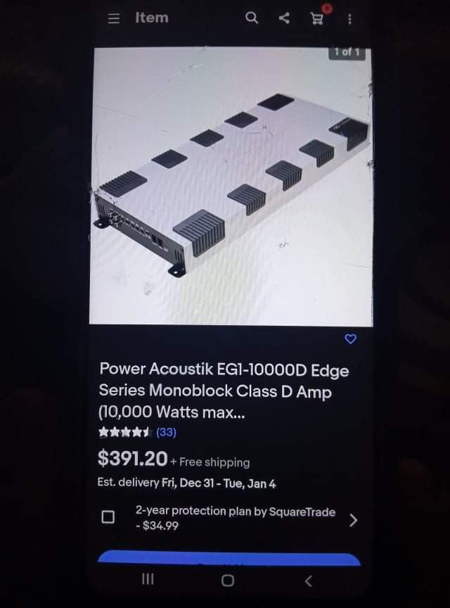 Power Acoustik EG1 10,000 Watt Amp