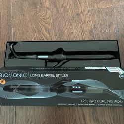 Bio Ionic Long Barrel Styler Curling Iron 