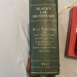 Blacks Law Dictionary 4 EDITION  AMERICAN Heritage DICTIONARY  KING JAMES OLD/NEW TESTAMENT