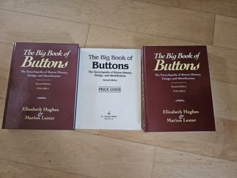 Big Book of Buttons, 2 volume set, with price guide. New Condition 