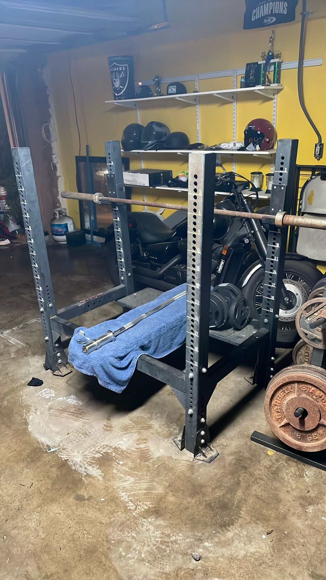 Weight Bench And Weights