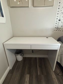 White desk