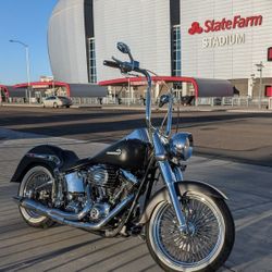 2001 Harley-Davidson Fat Boy softail custom – SLAMMED LOWRIDER VIBE!