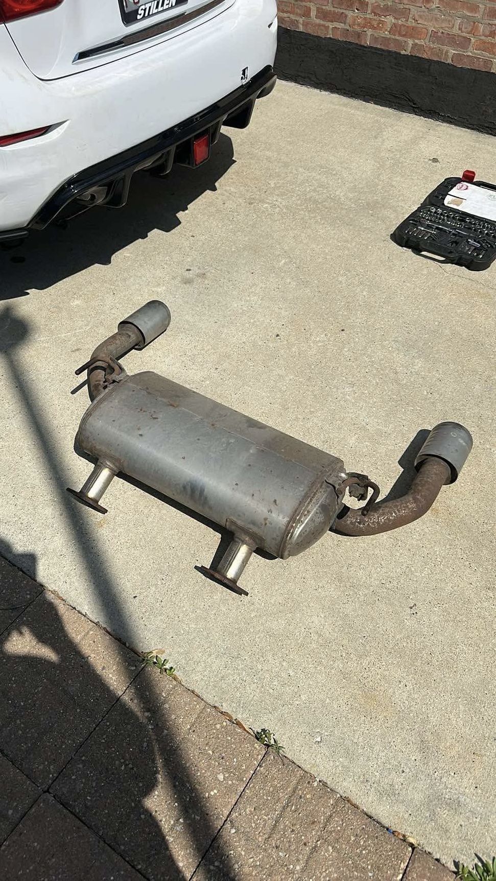 Q50 Stock Muffler 2014-2017