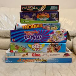 Lot Of Seven Children Board Games