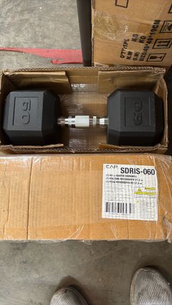 60-Lb Coated Dumbell