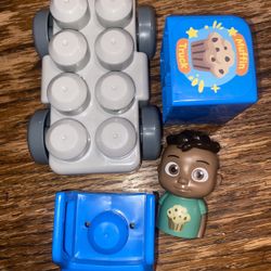CoComelon Build A Car 4-Piece Set Cody Muffin Truck