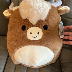 Squishmallow Calton 16 “ Jumbo Cow NWT