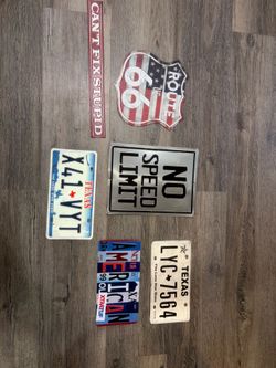 Signs for sale